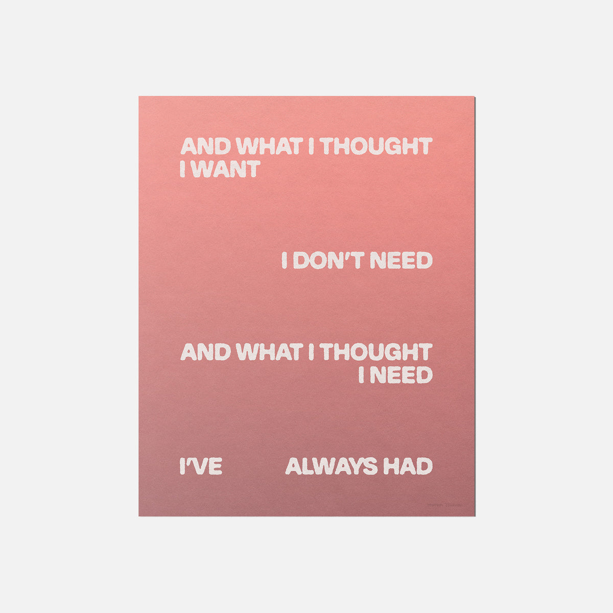 THOUGHT PRINT