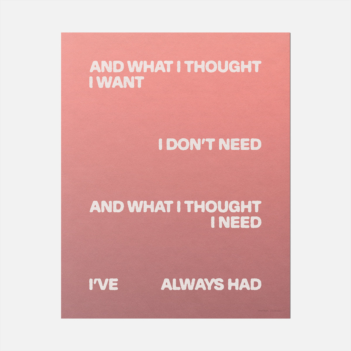 THOUGHT PRINT