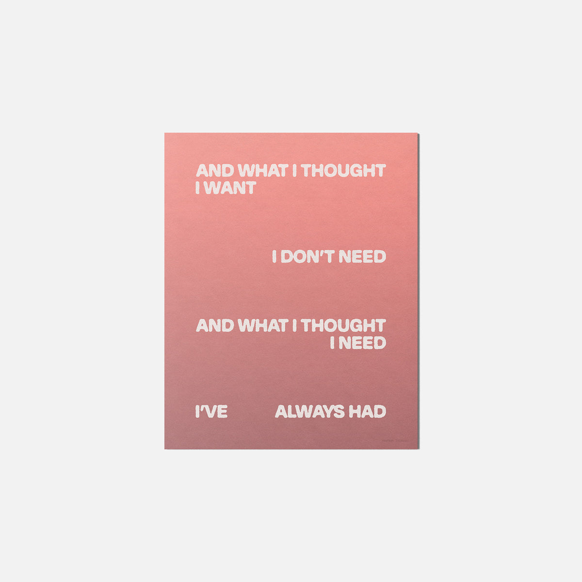 THOUGHT PRINT
