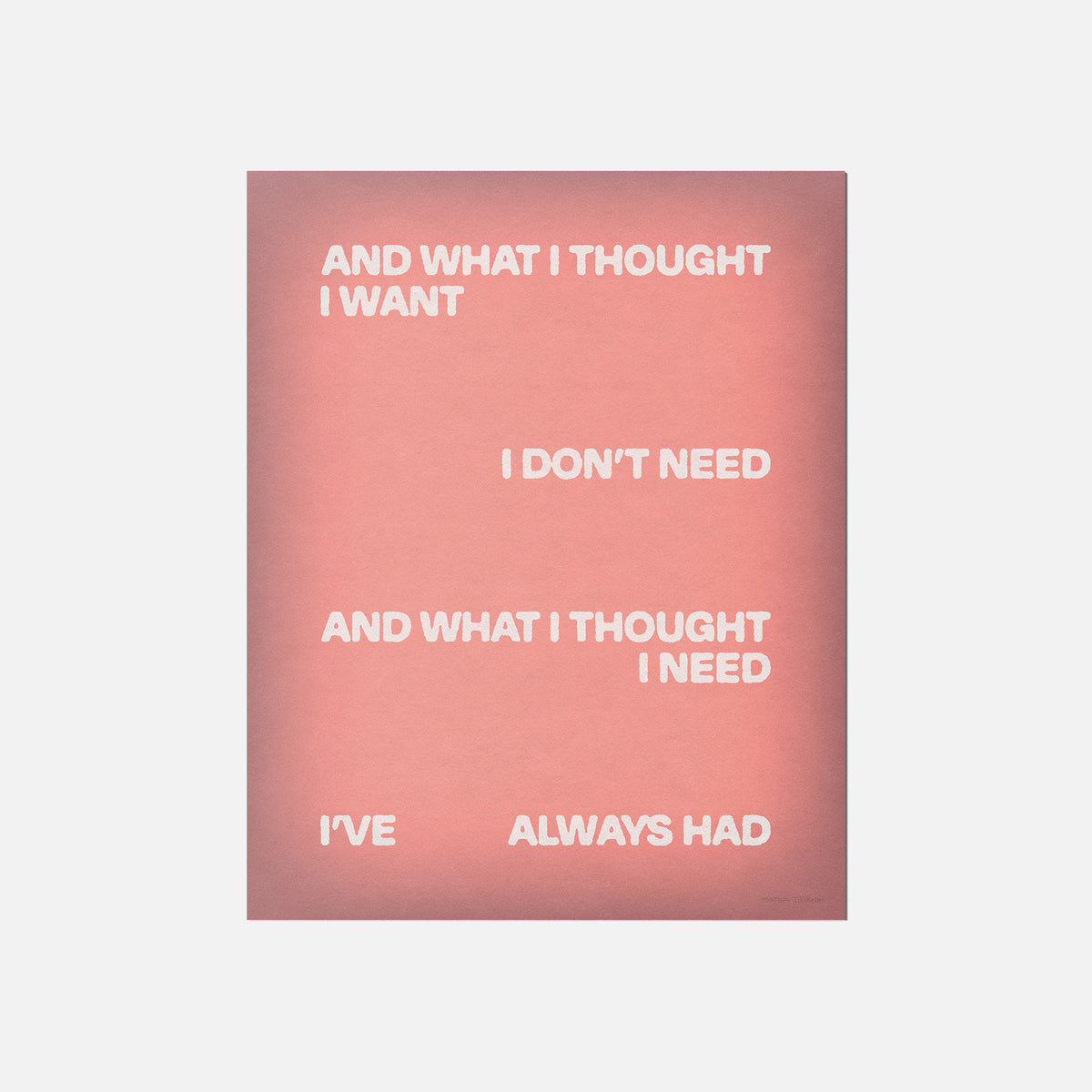 THOUGHT PRINT