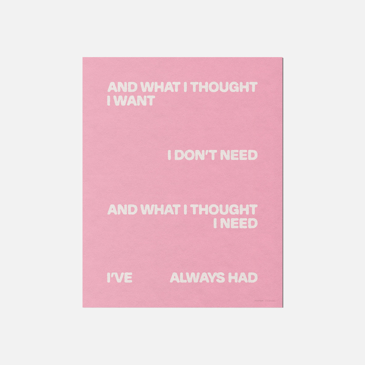 THOUGHT PRINT