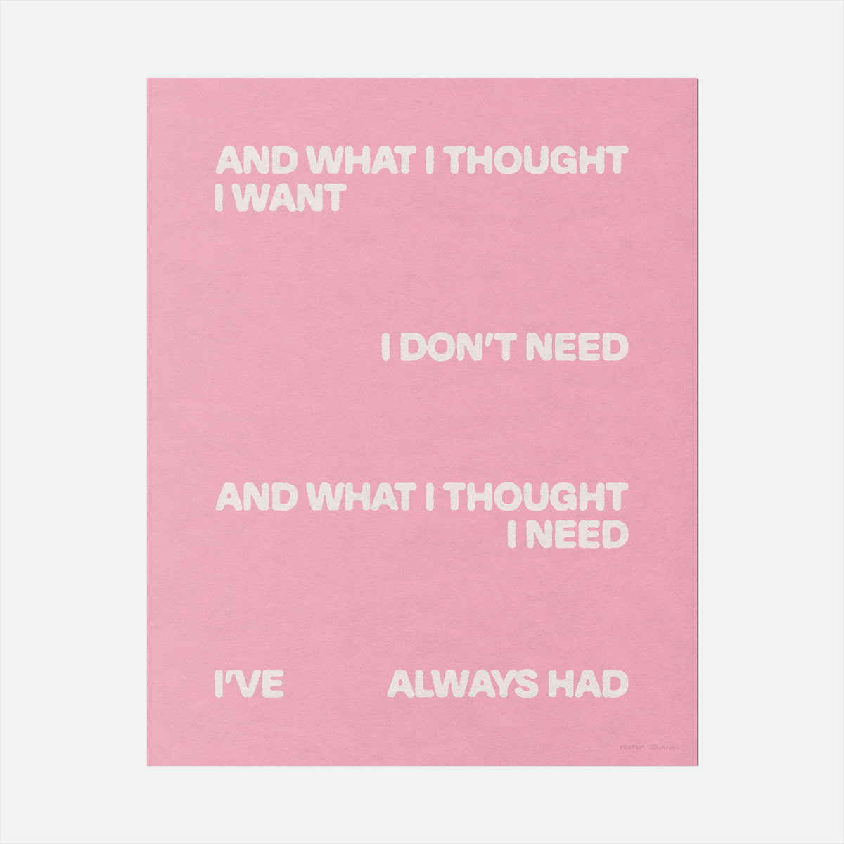 THOUGHT PRINT