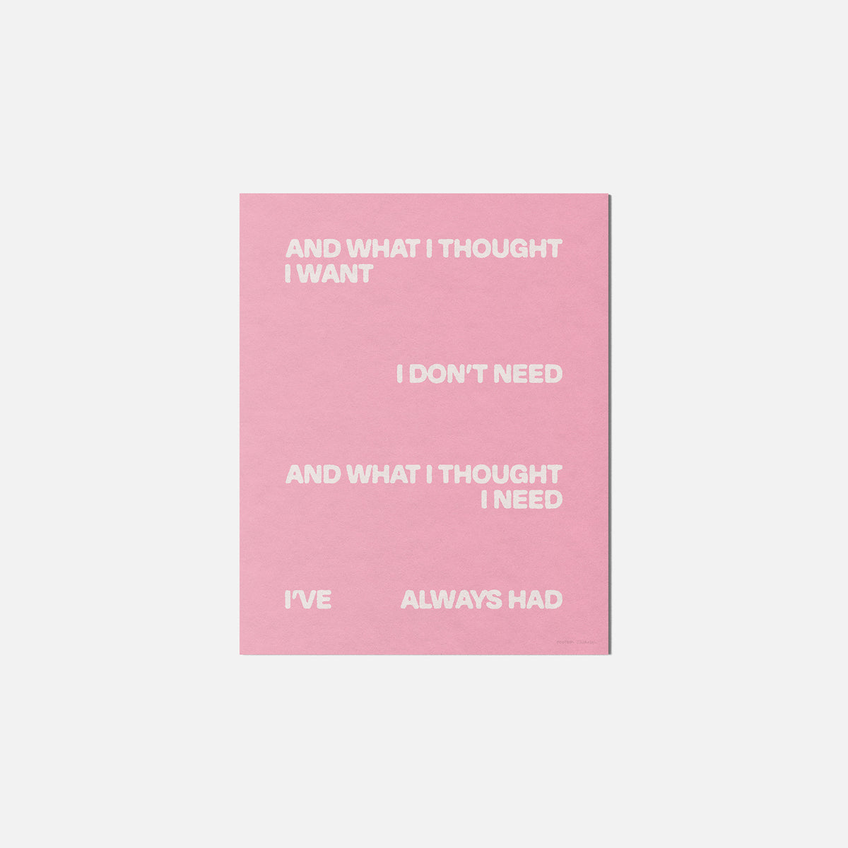 THOUGHT PRINT