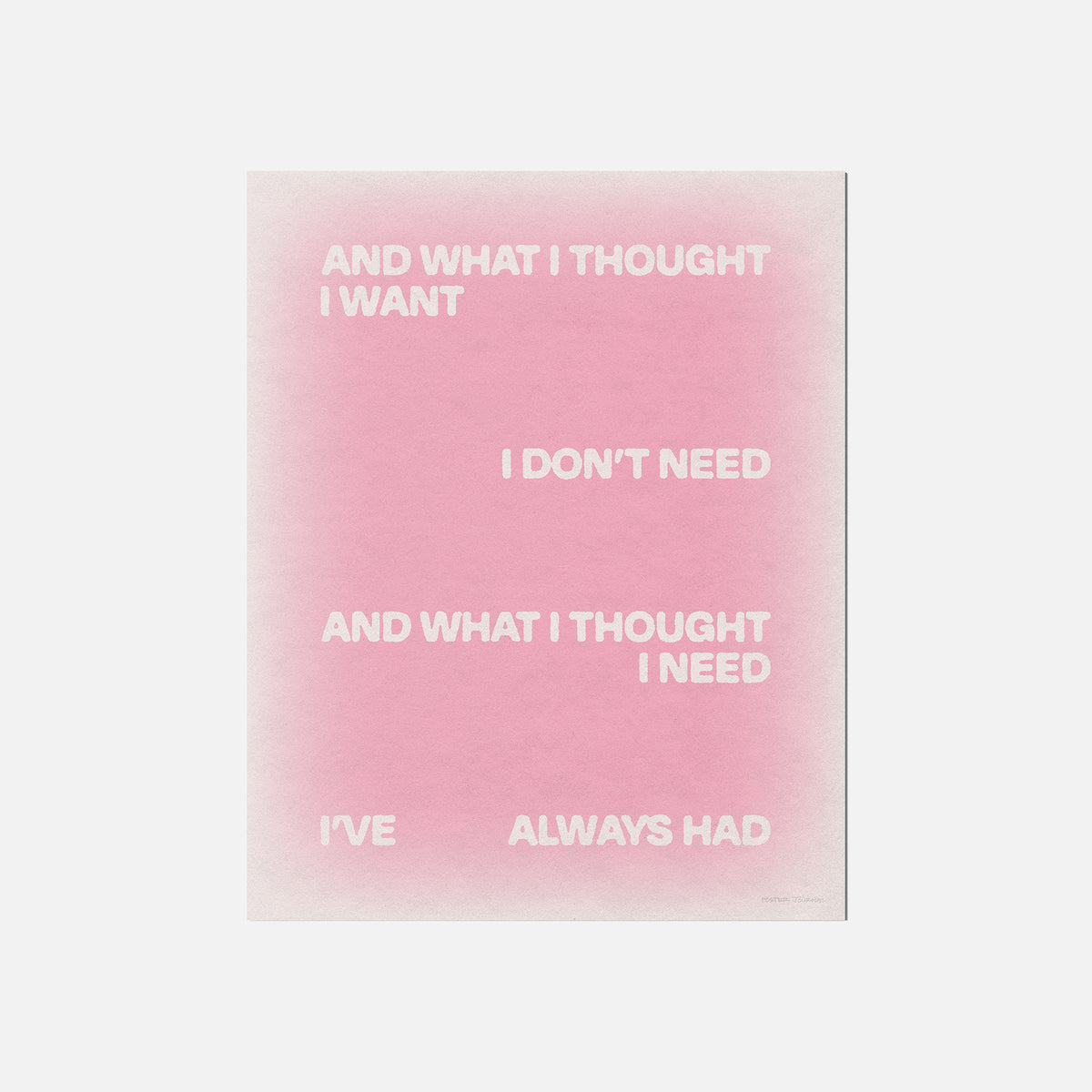THOUGHT PRINT