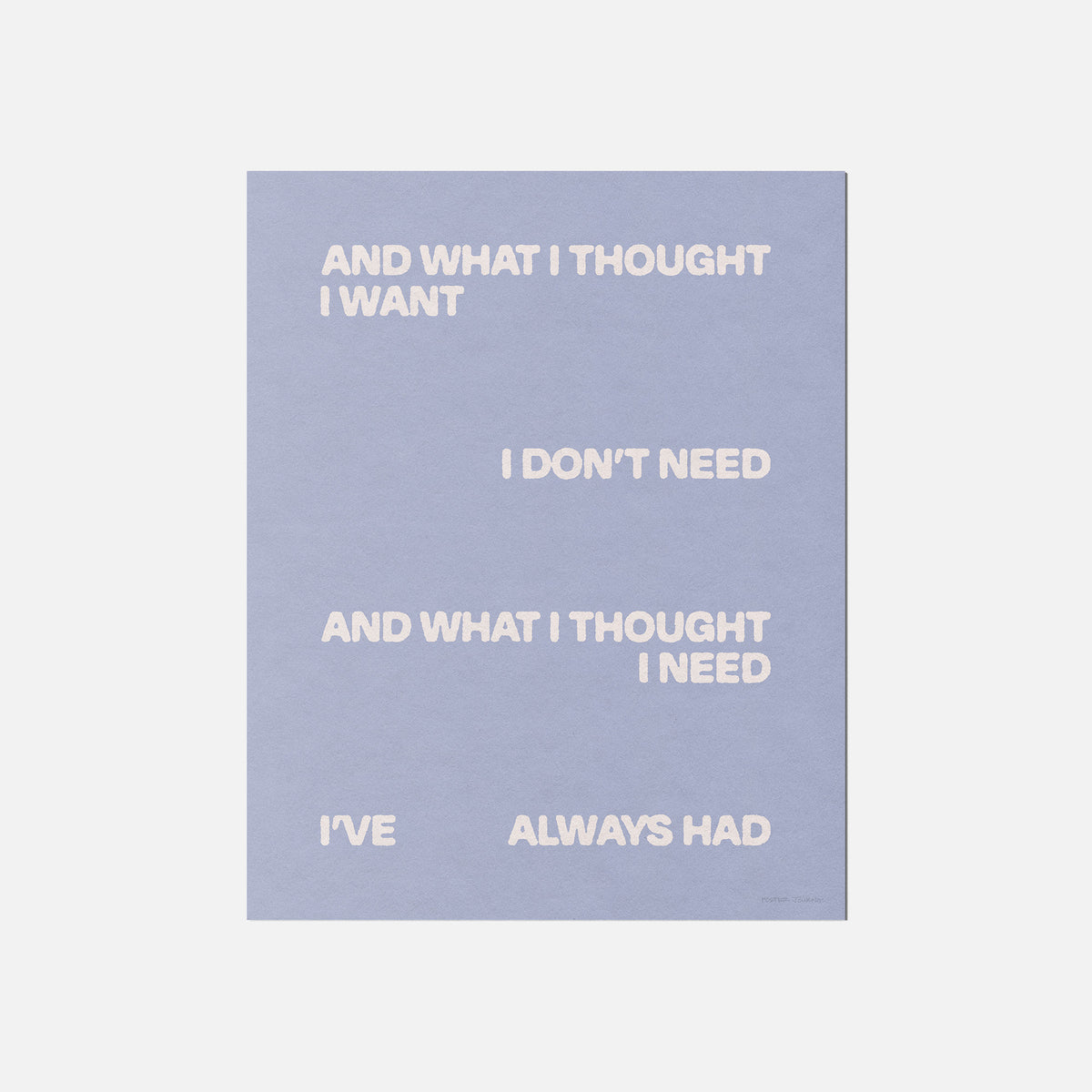 THOUGHT PRINT