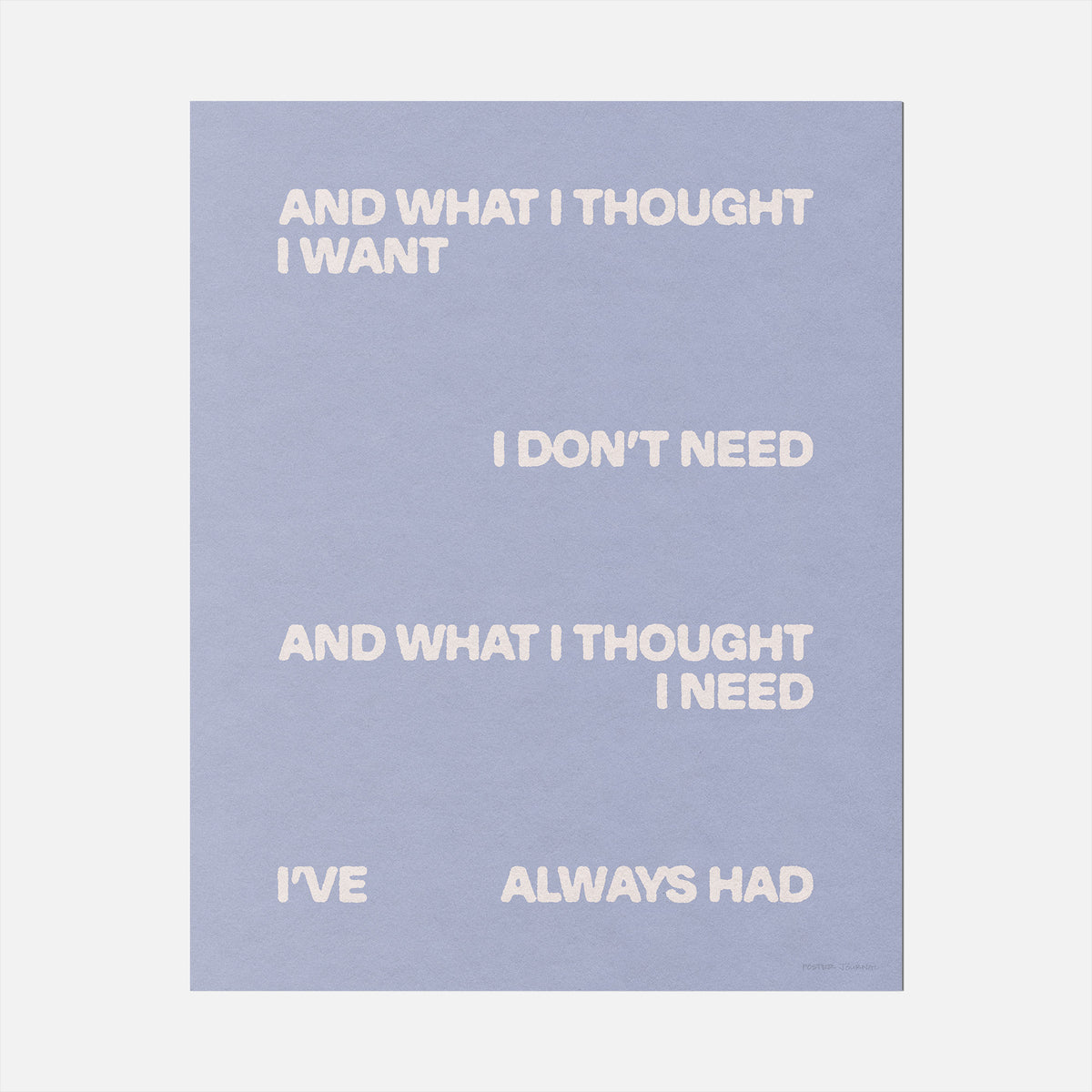 THOUGHT PRINT