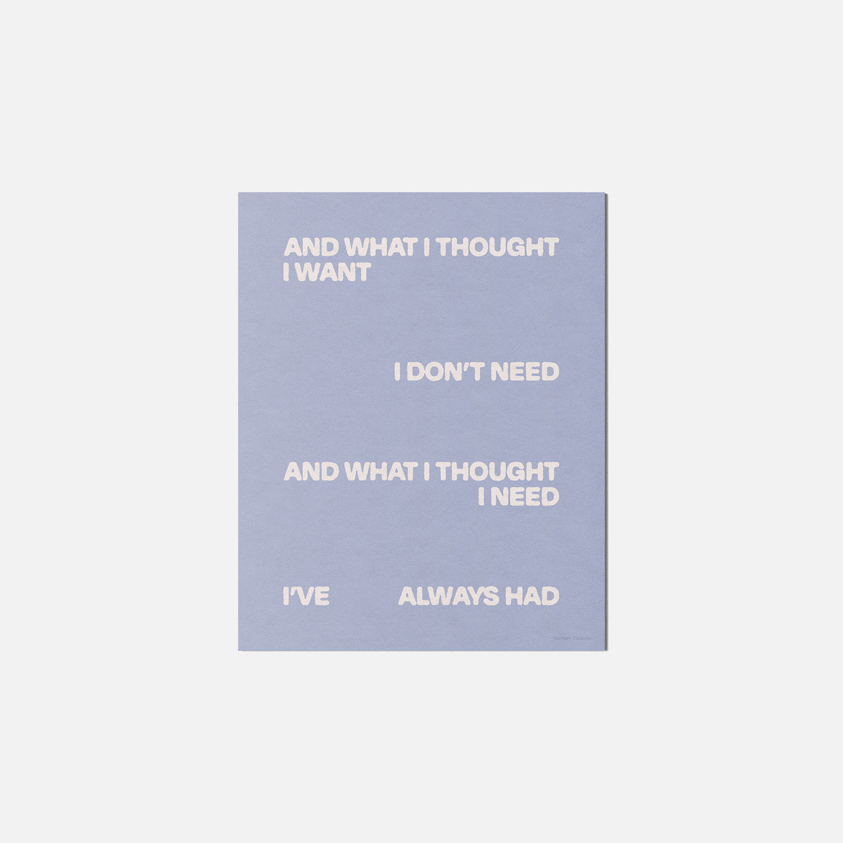 THOUGHT PRINT