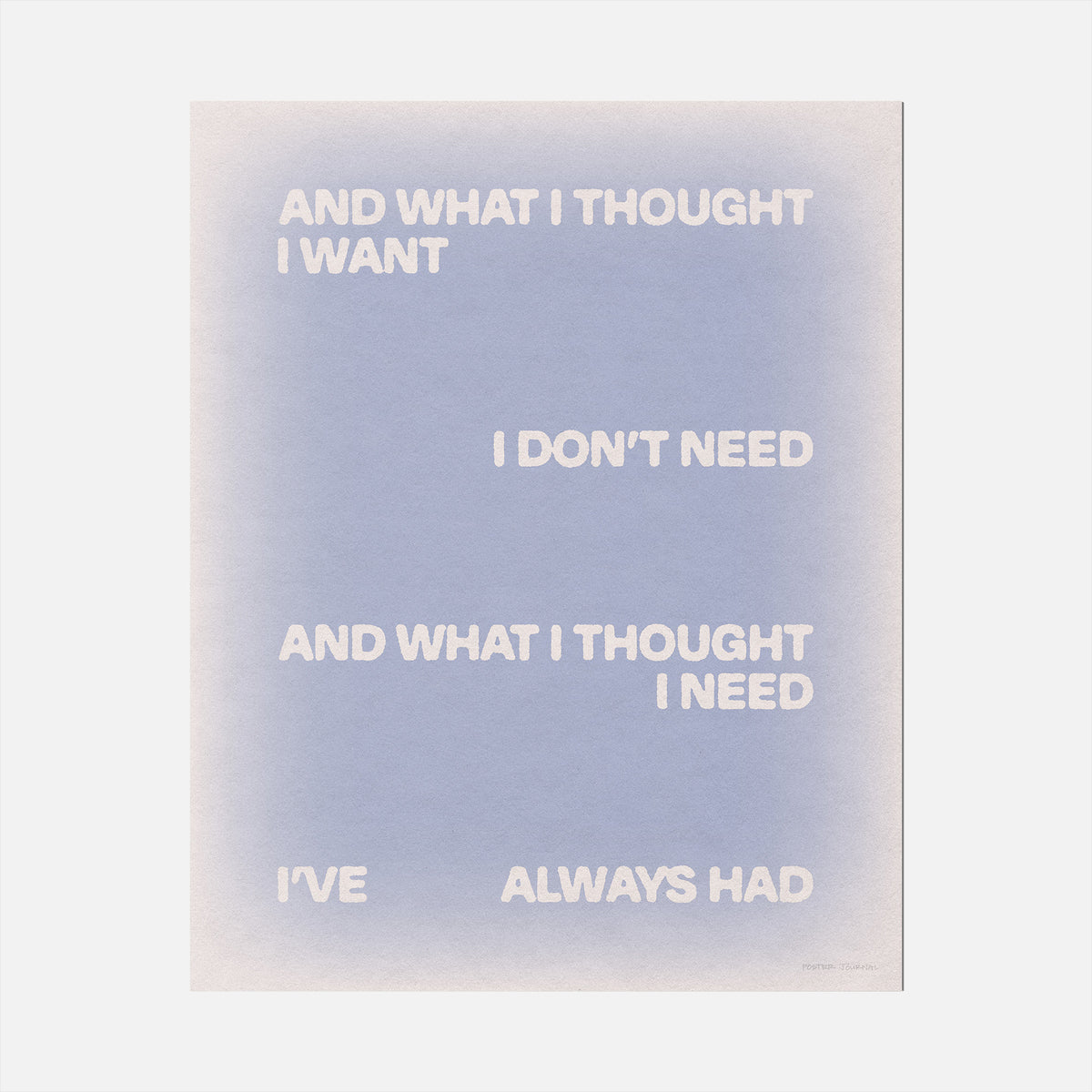 THOUGHT PRINT