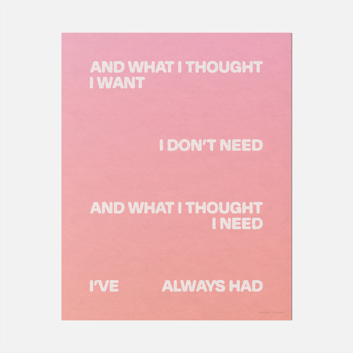 THOUGHT PRINT