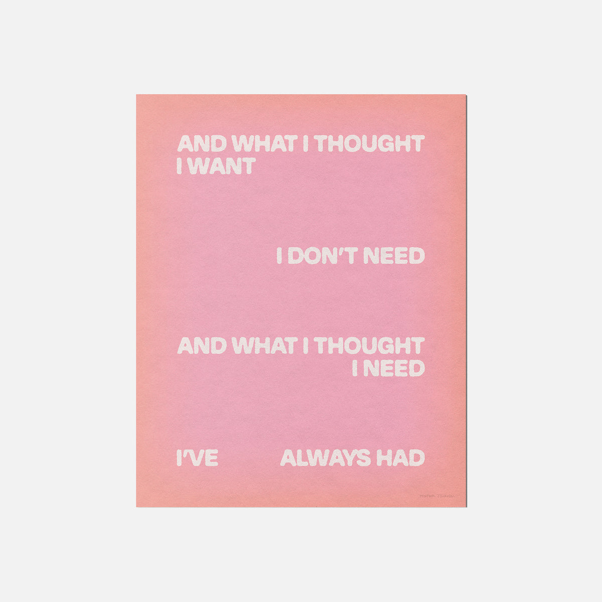 THOUGHT PRINT