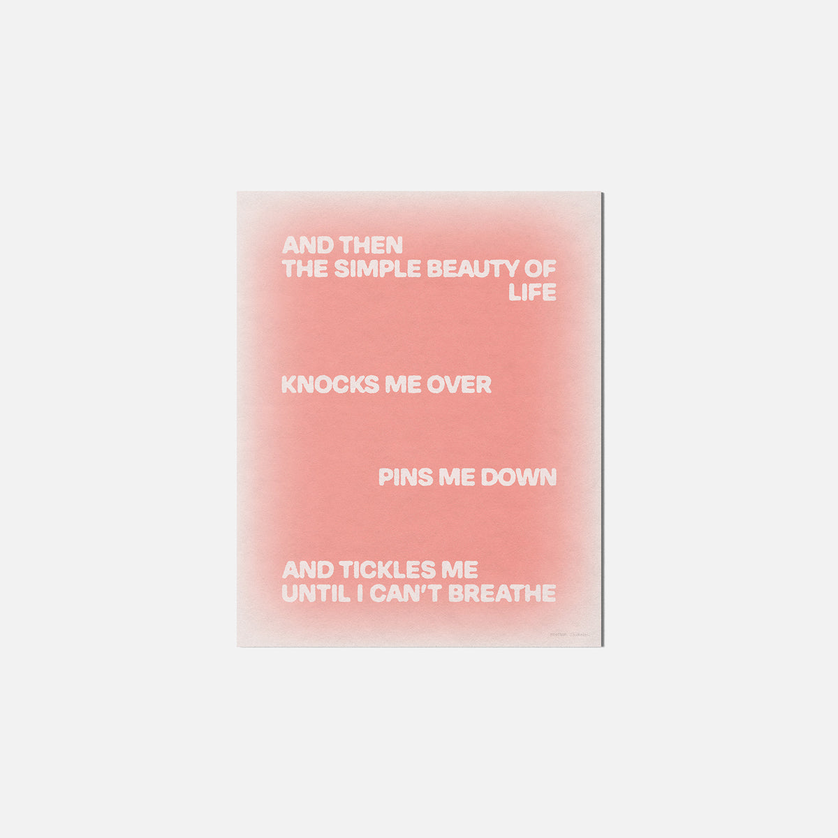 TICKLES PRINT
