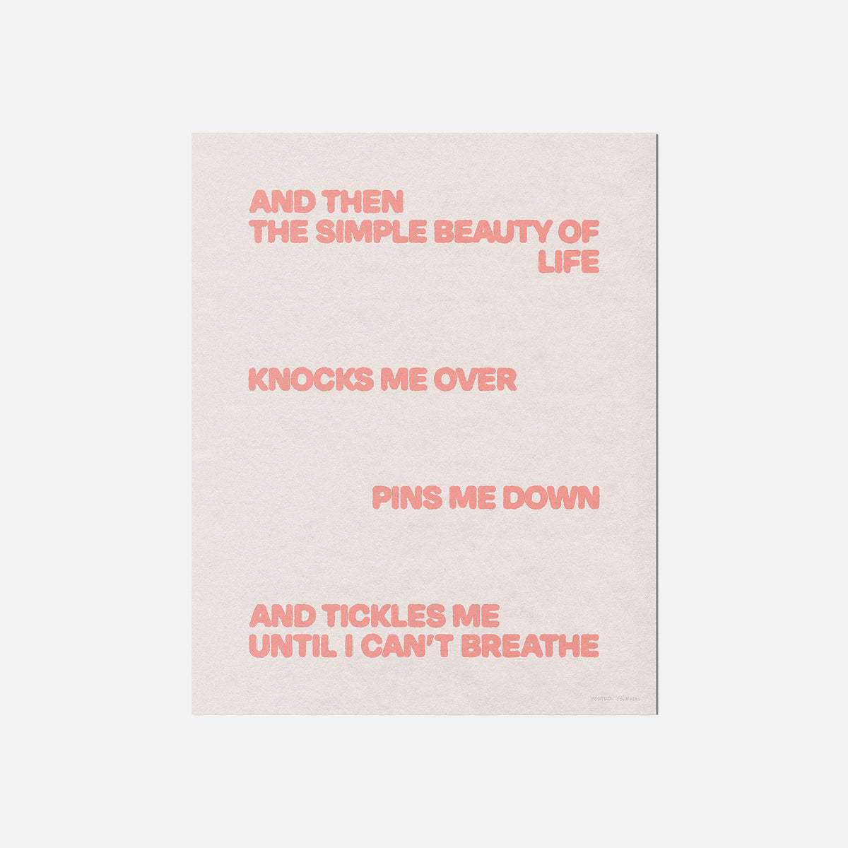 TICKLES PRINT