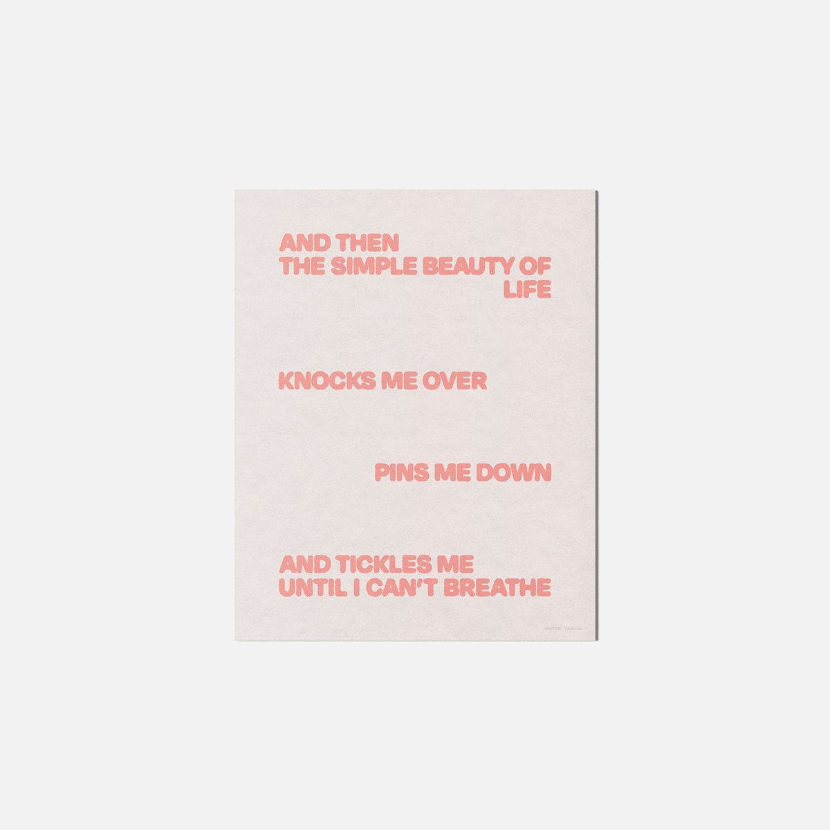 TICKLES PRINT