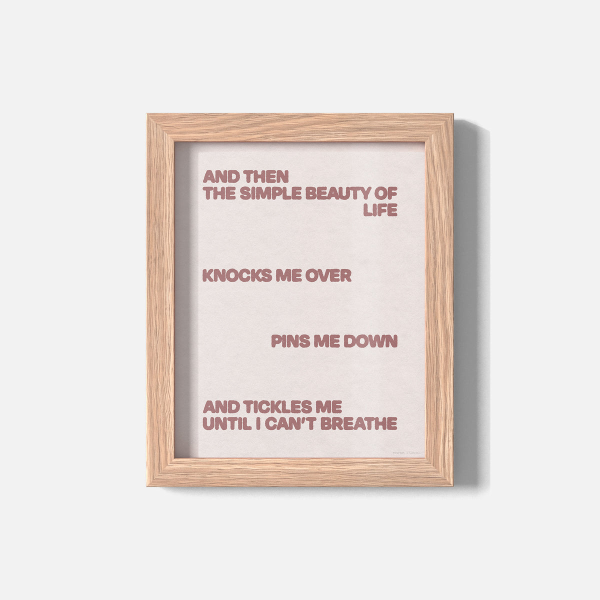 TICKLES PRINT