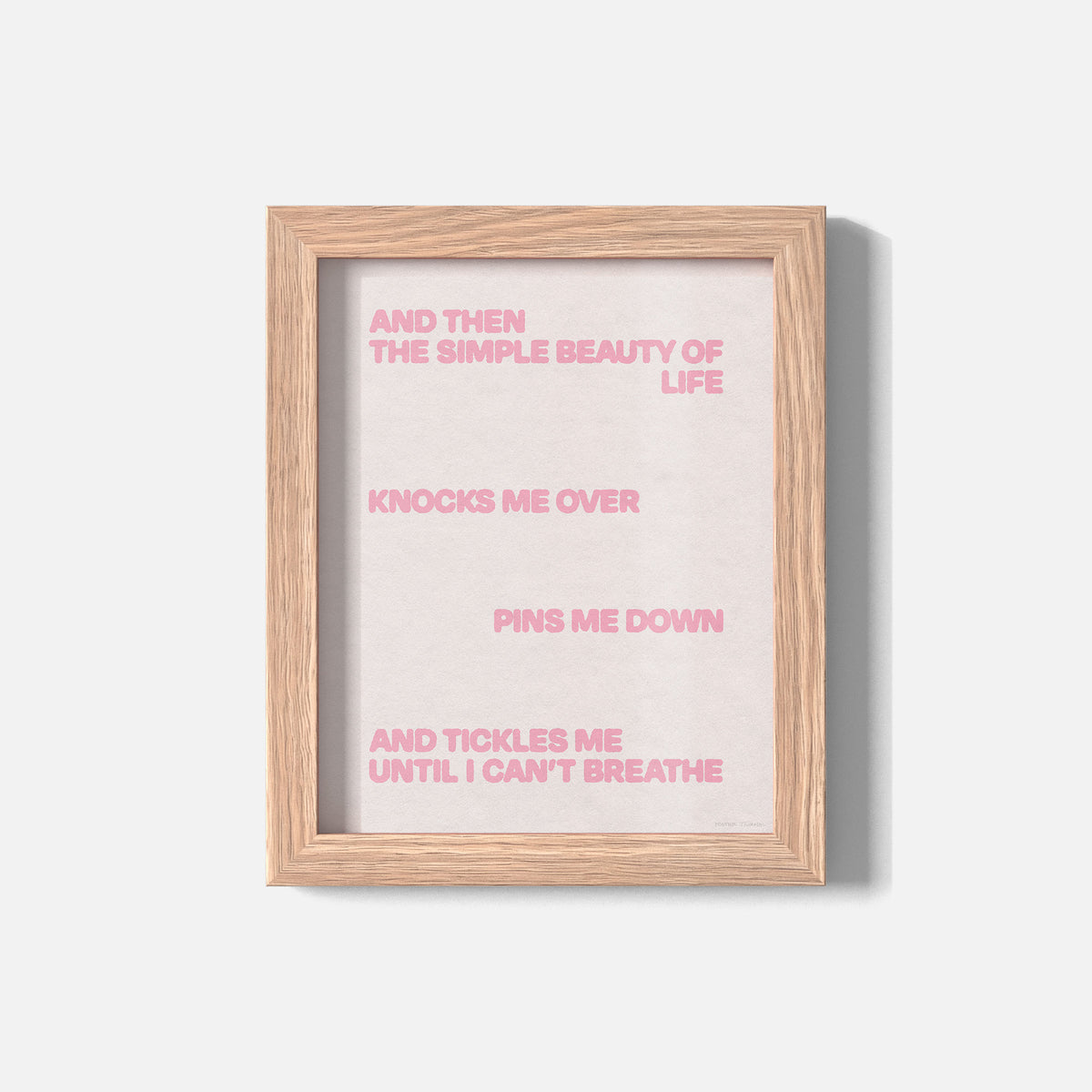 TICKLES PRINT