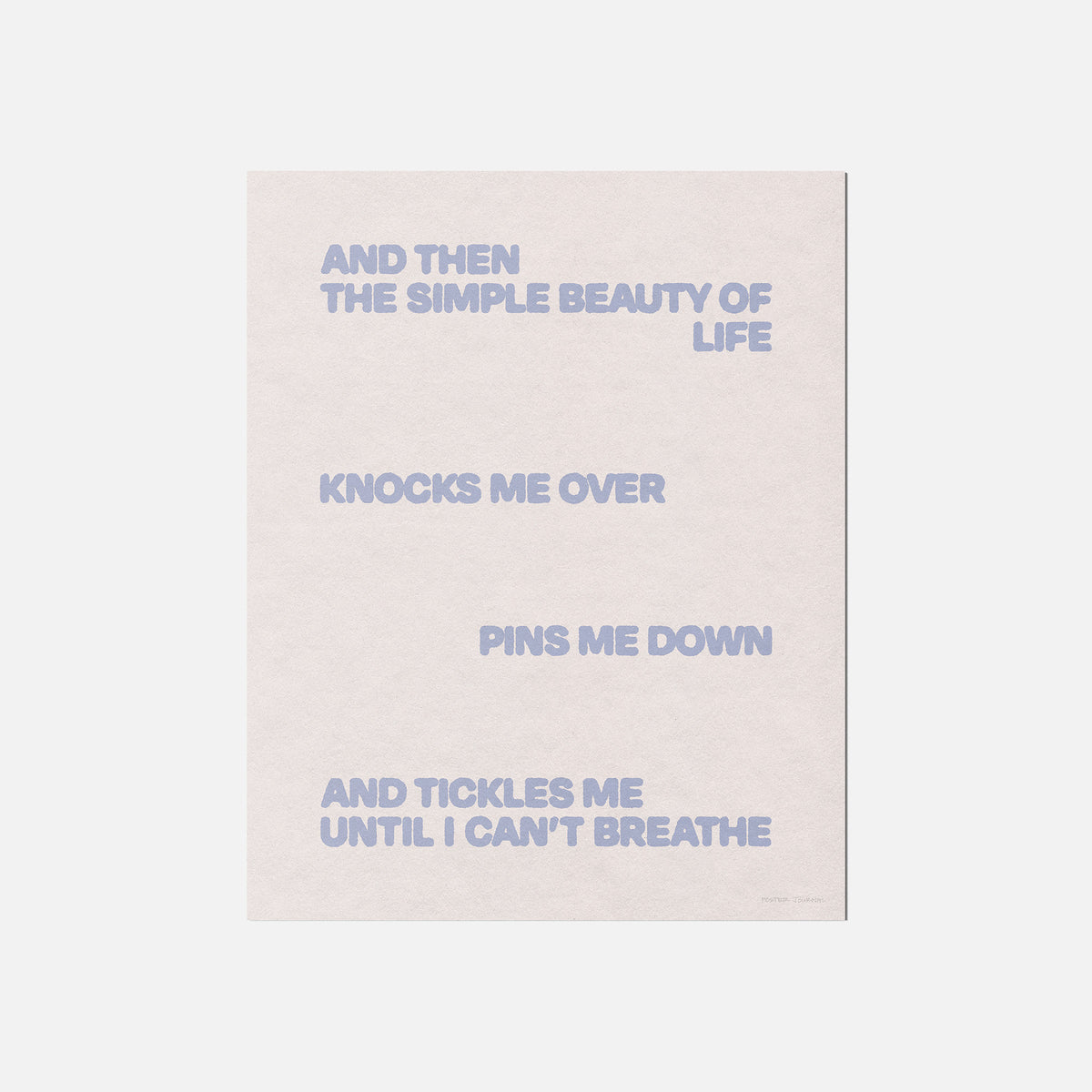 TICKLES PRINT