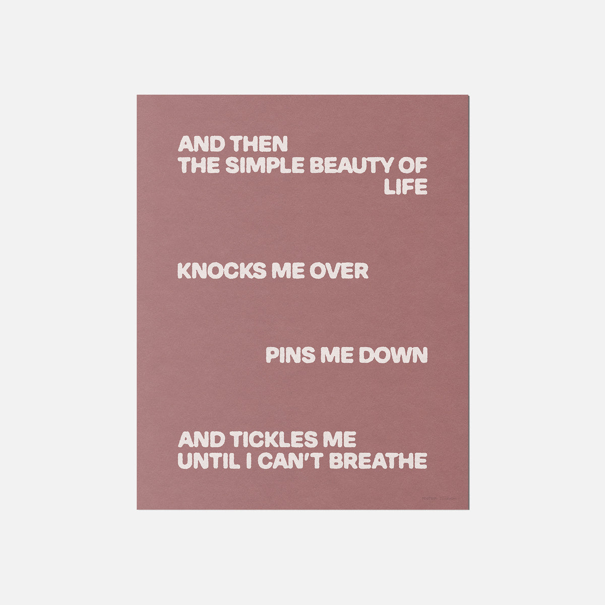TICKLES PRINT