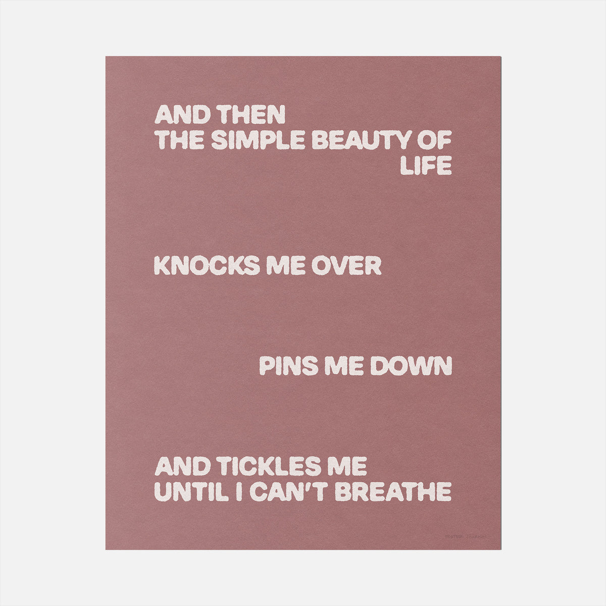 TICKLES PRINT