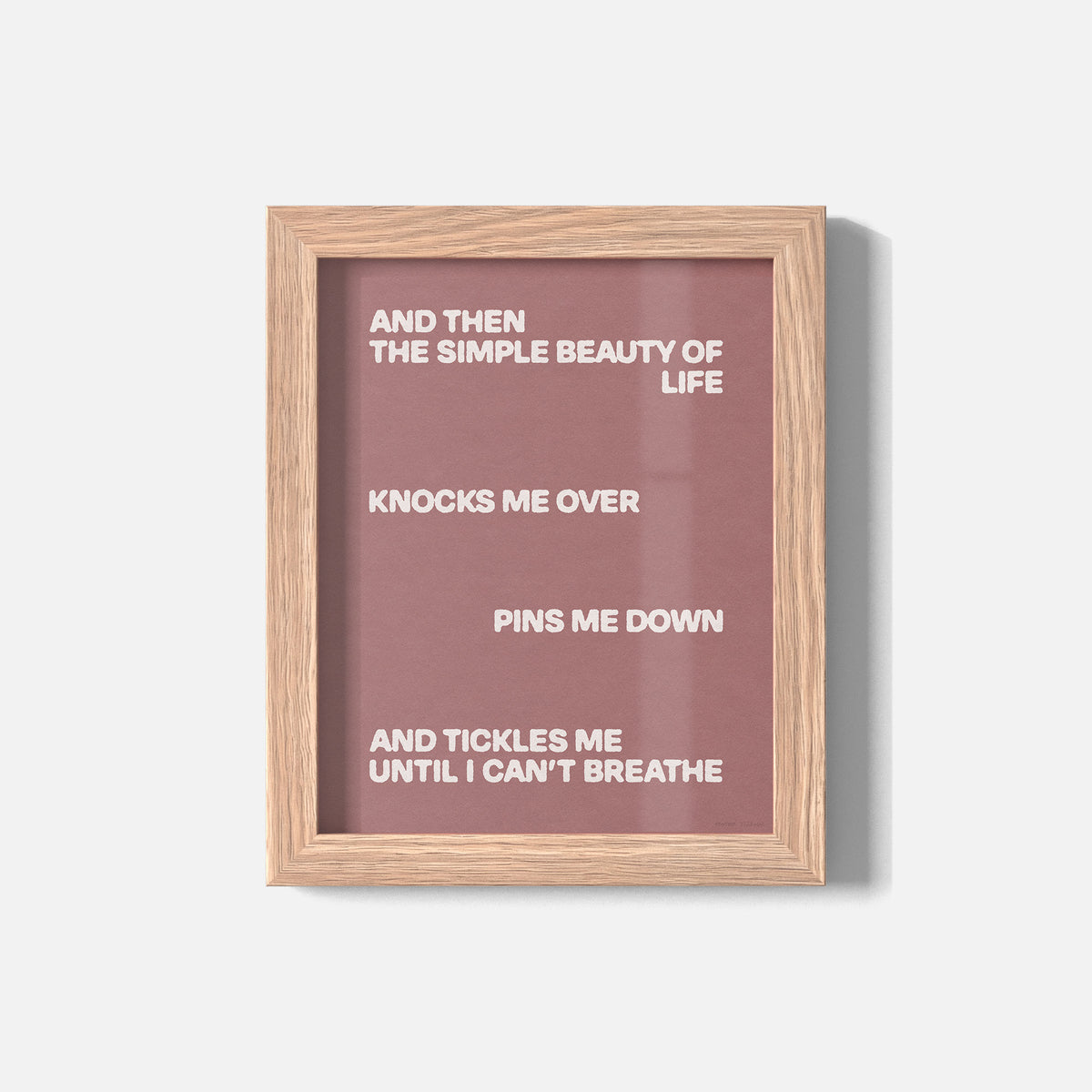 TICKLES PRINT