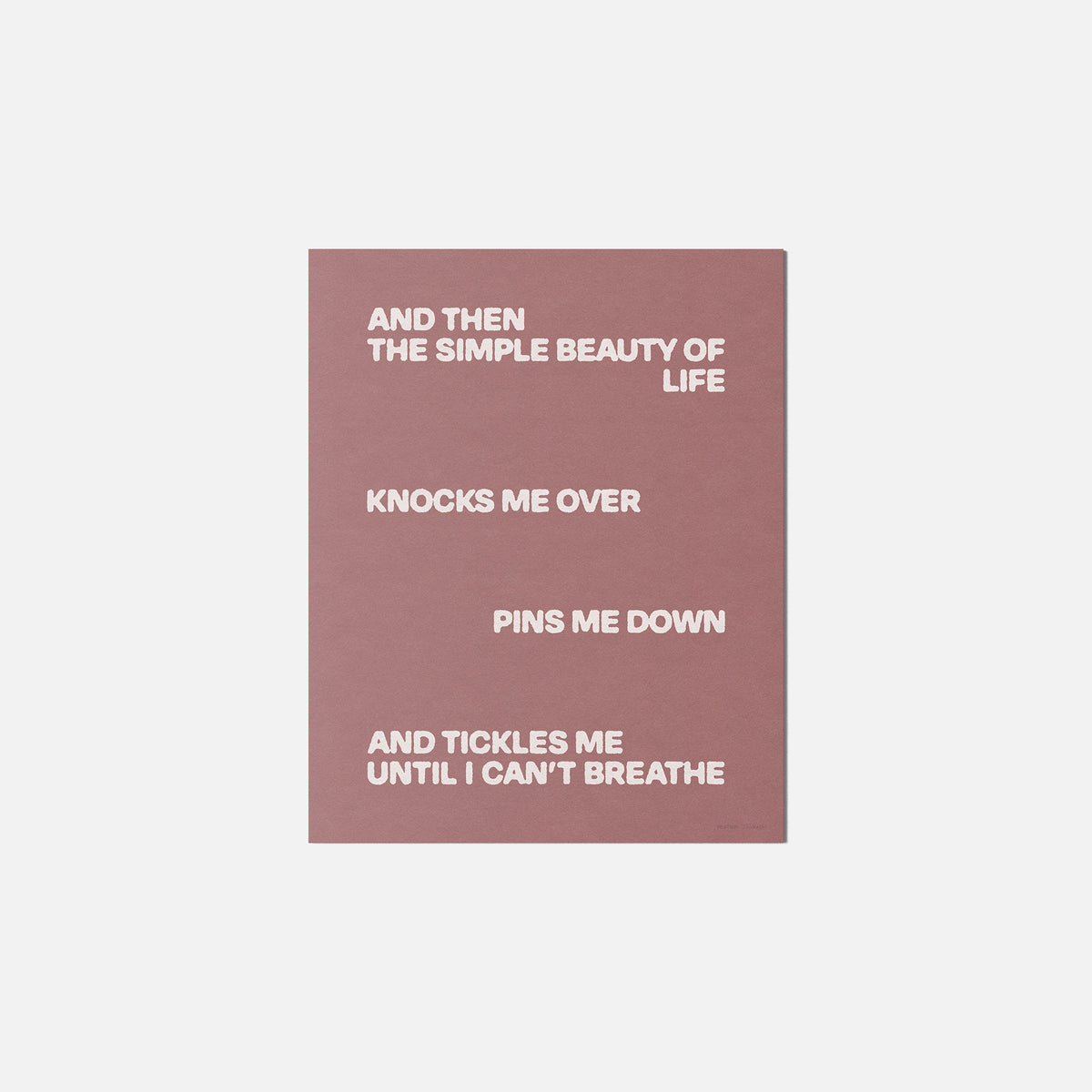 TICKLES PRINT