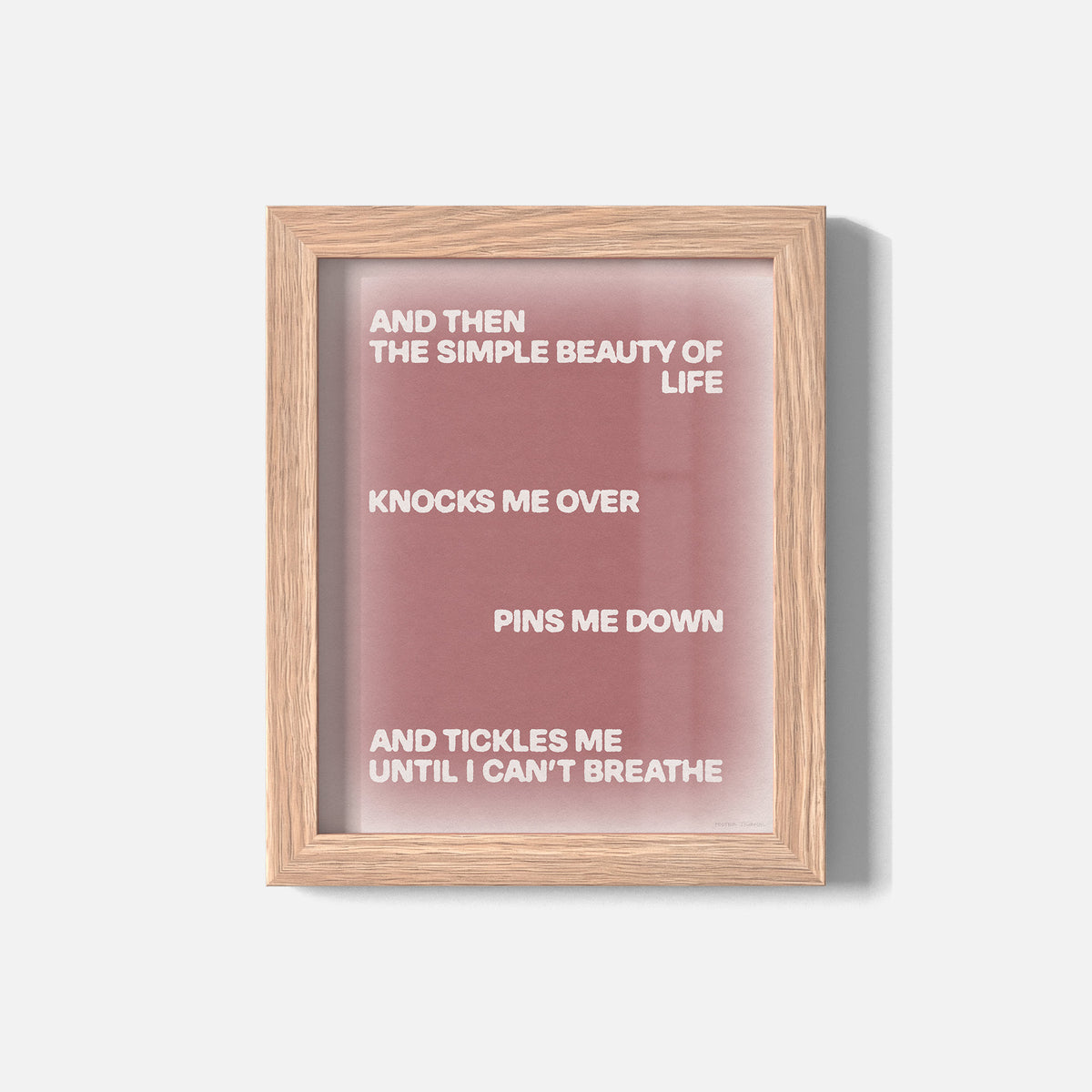 TICKLES PRINT