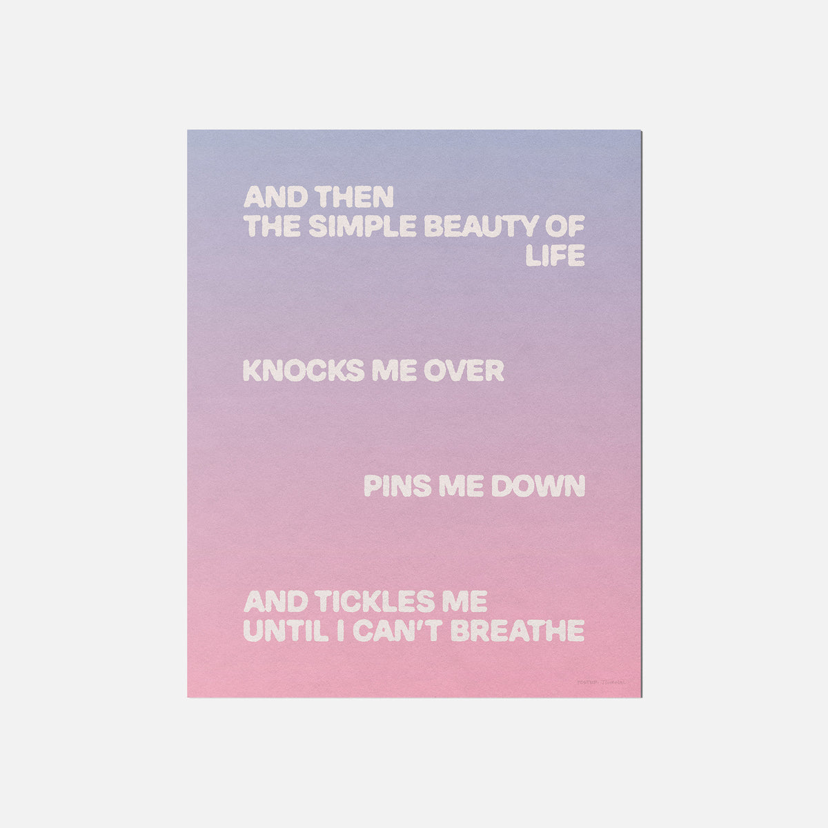 TICKLES PRINT