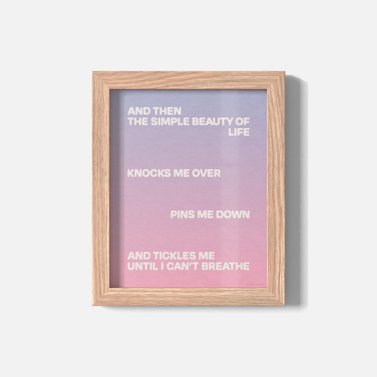 TICKLES PRINT