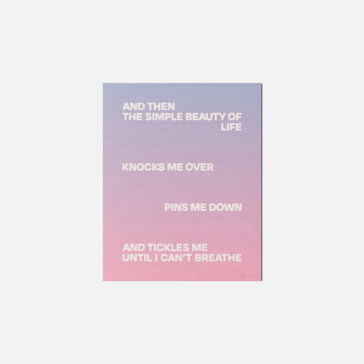 TICKLES PRINT