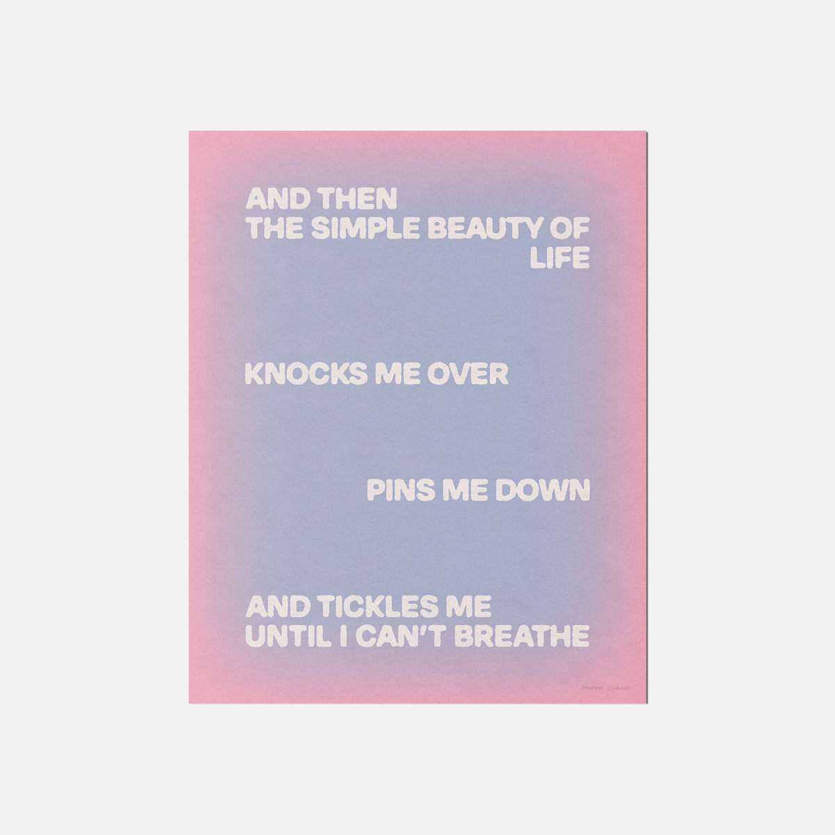 TICKLES PRINT
