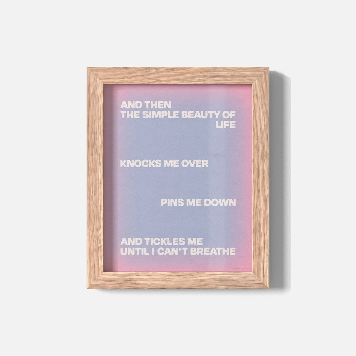 TICKLES PRINT