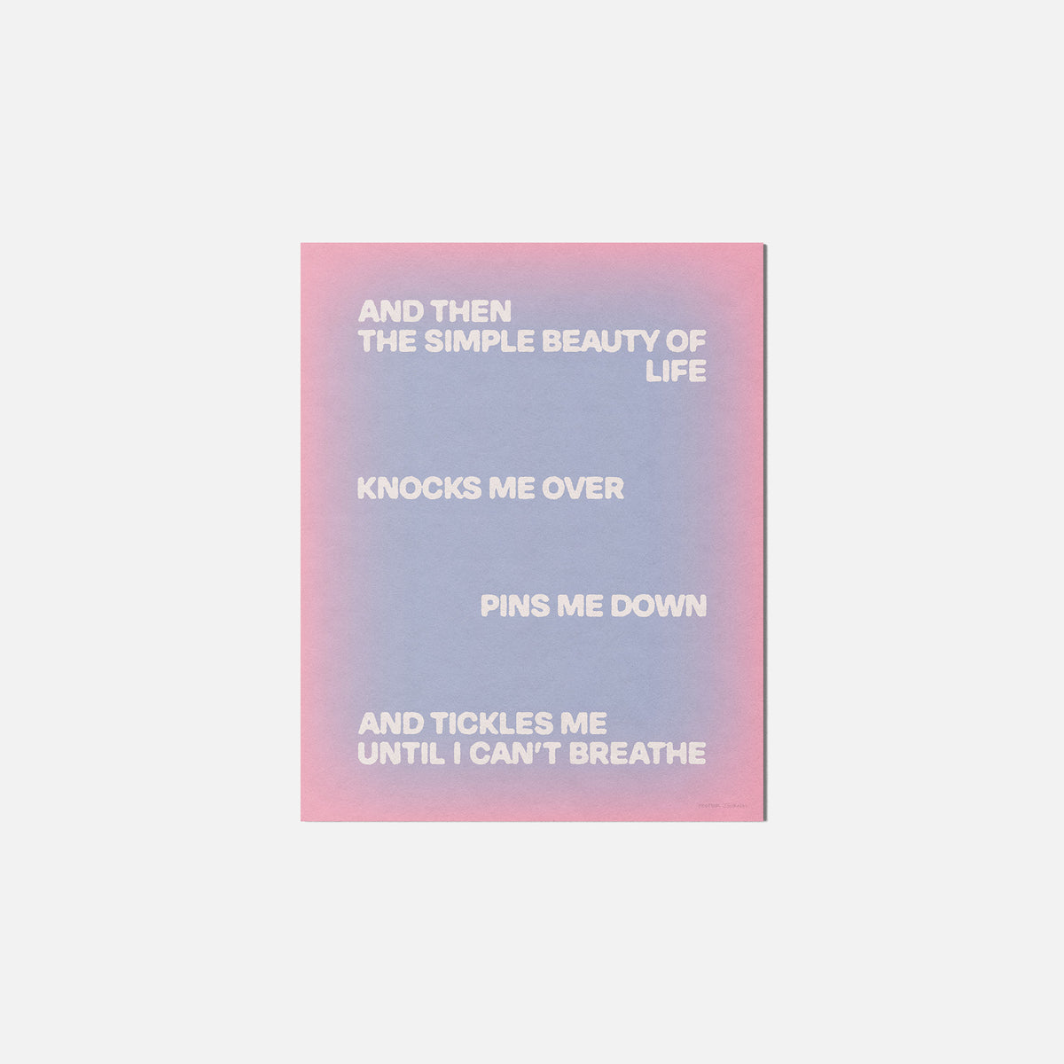 TICKLES PRINT