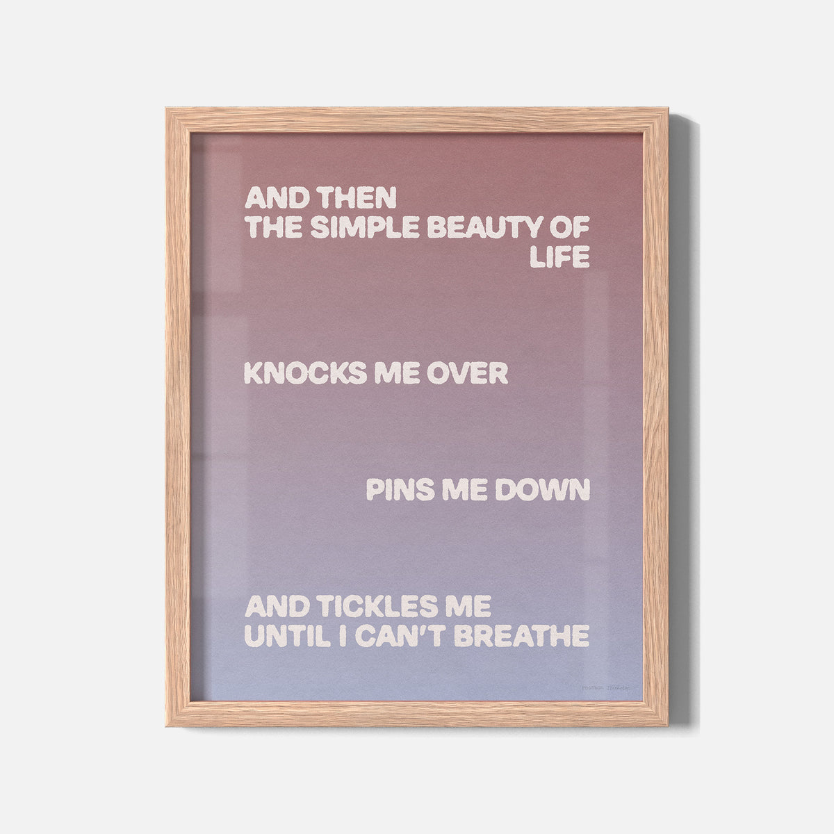 TICKLES PRINT