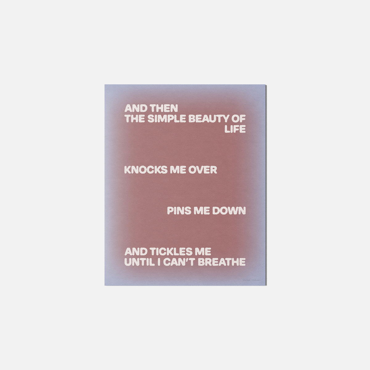 TICKLES PRINT