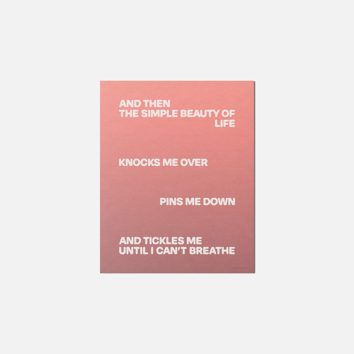 TICKLES PRINT