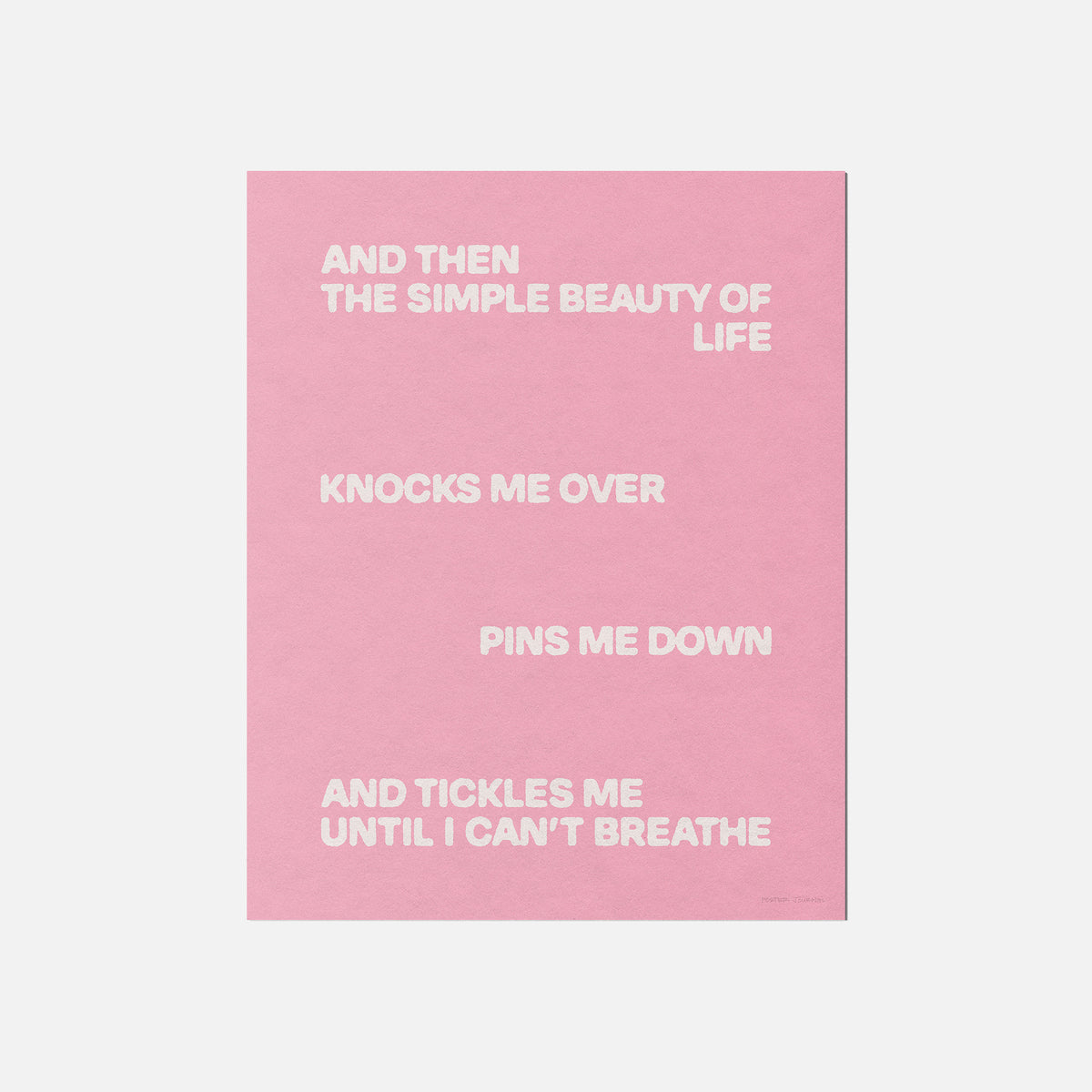 TICKLES PRINT