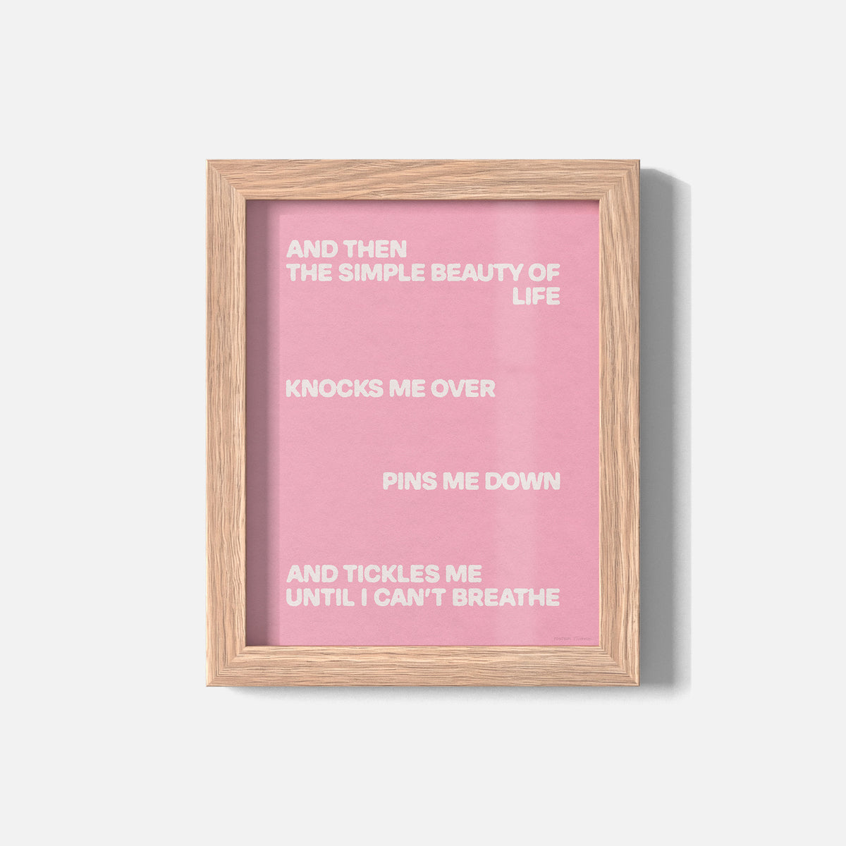 TICKLES PRINT
