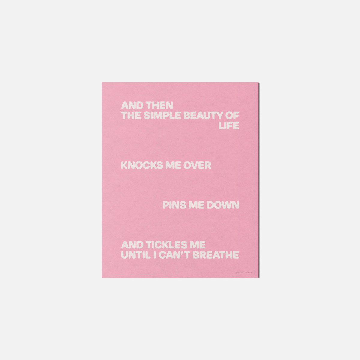 TICKLES PRINT