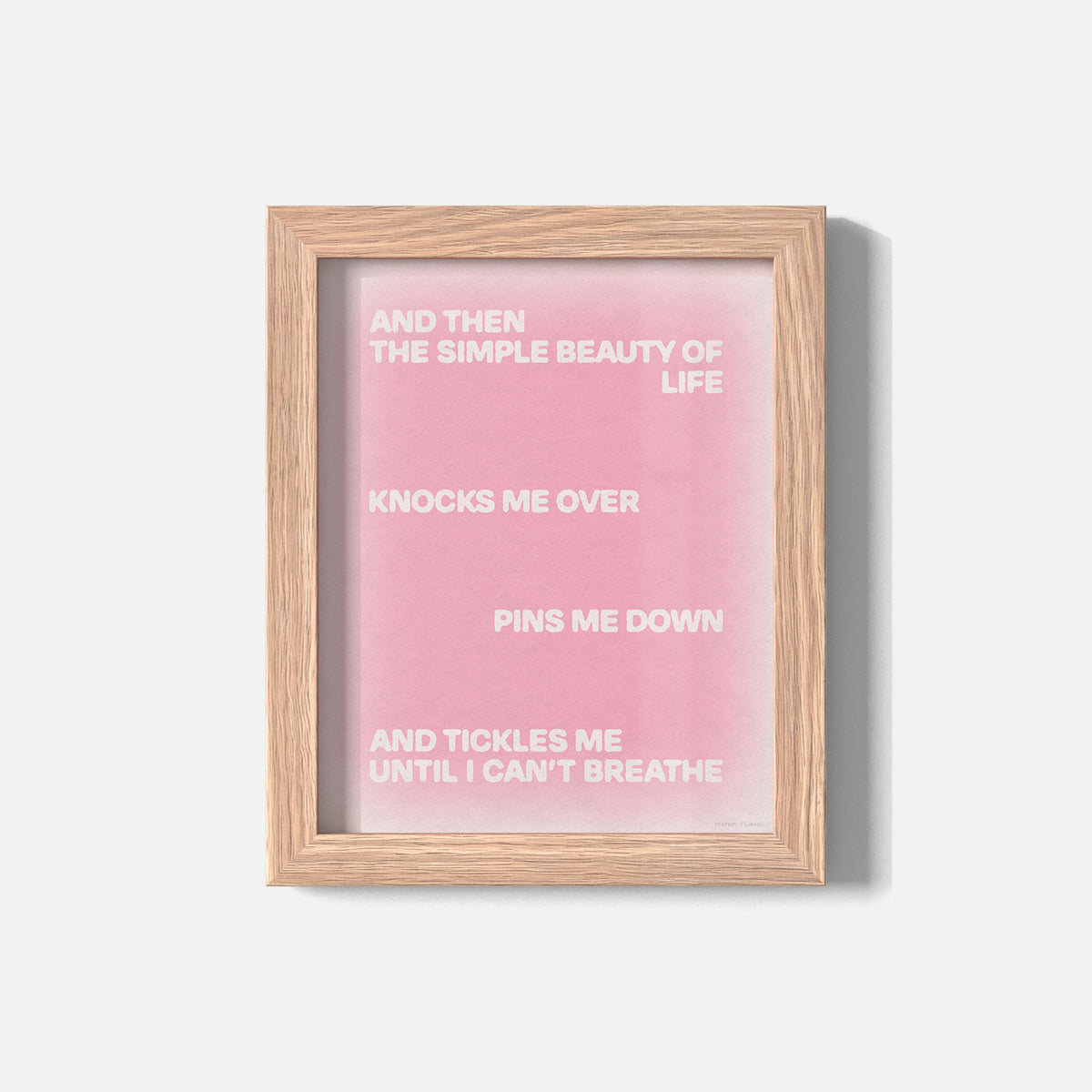 TICKLES PRINT