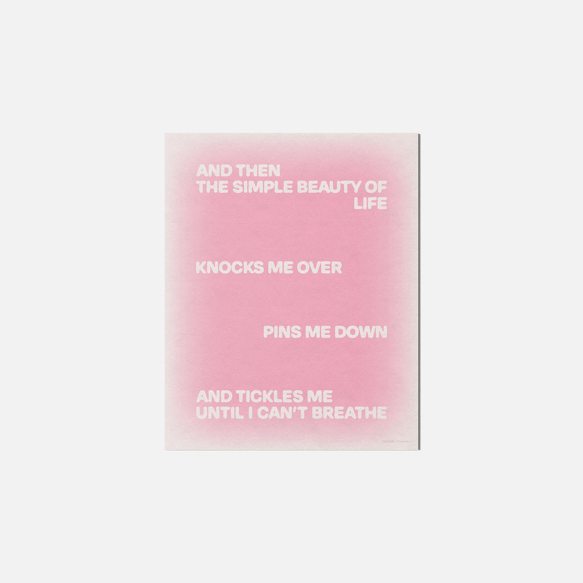 TICKLES PRINT