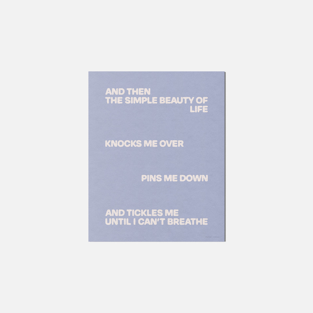 TICKLES PRINT