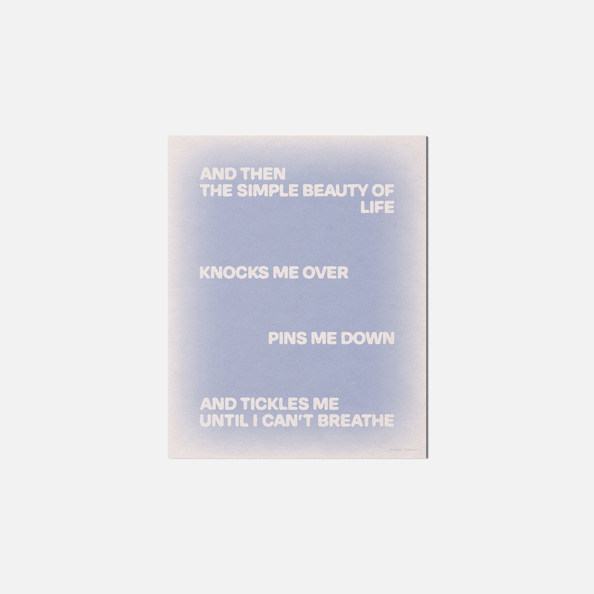 TICKLES PRINT