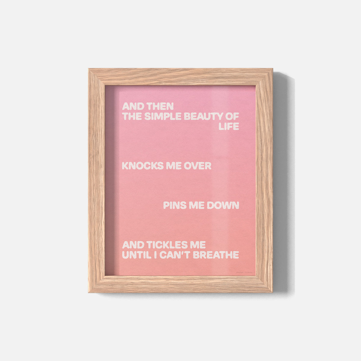 TICKLES PRINT