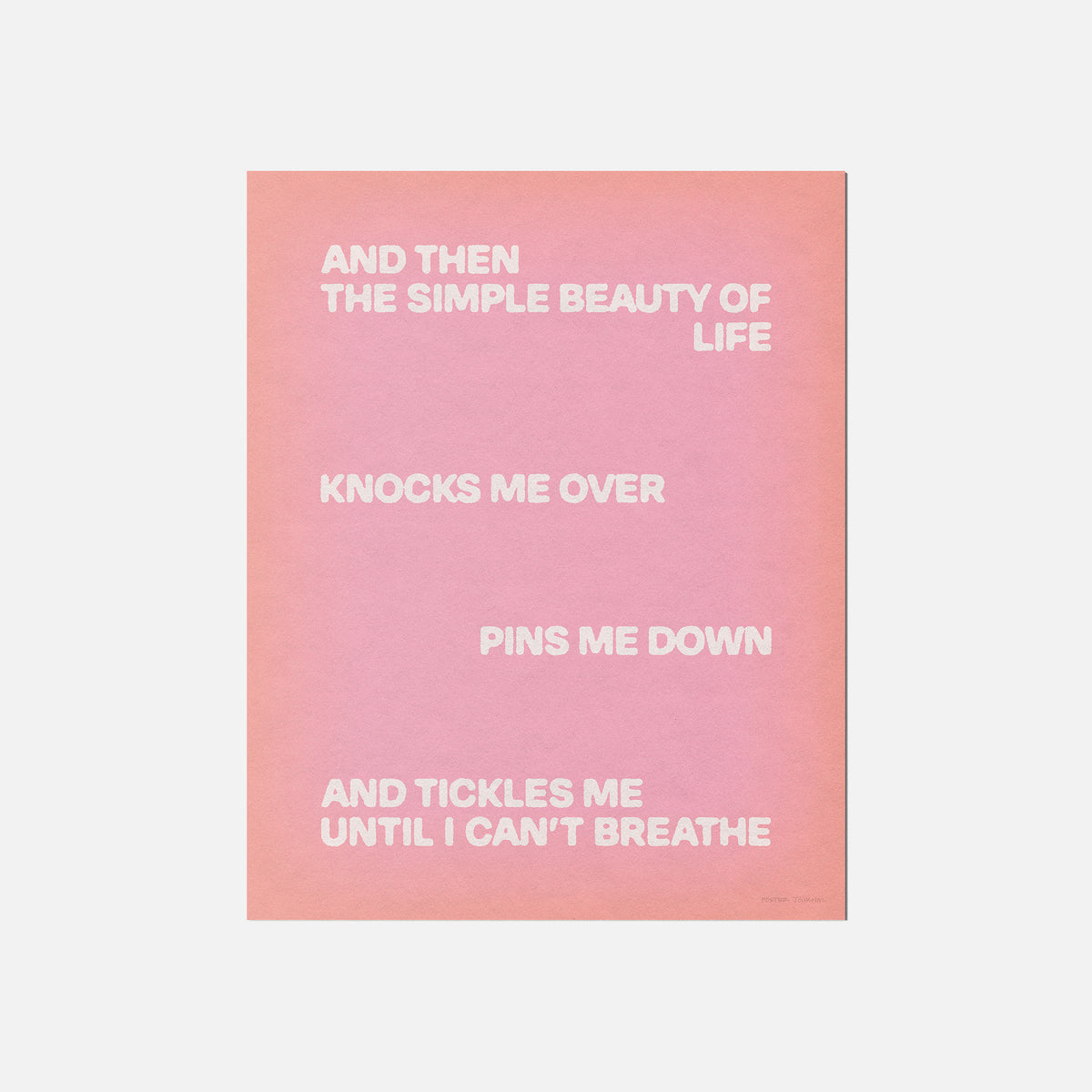 TICKLES PRINT