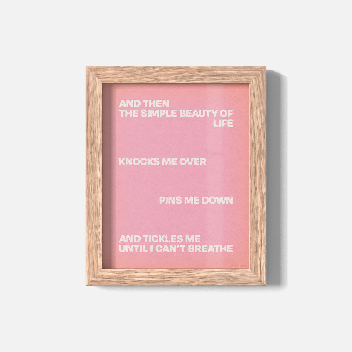 TICKLES PRINT