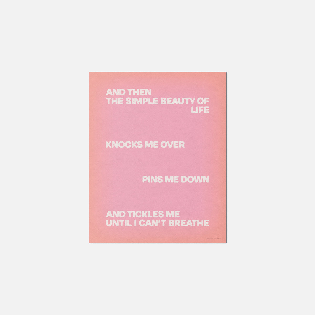 TICKLES PRINT