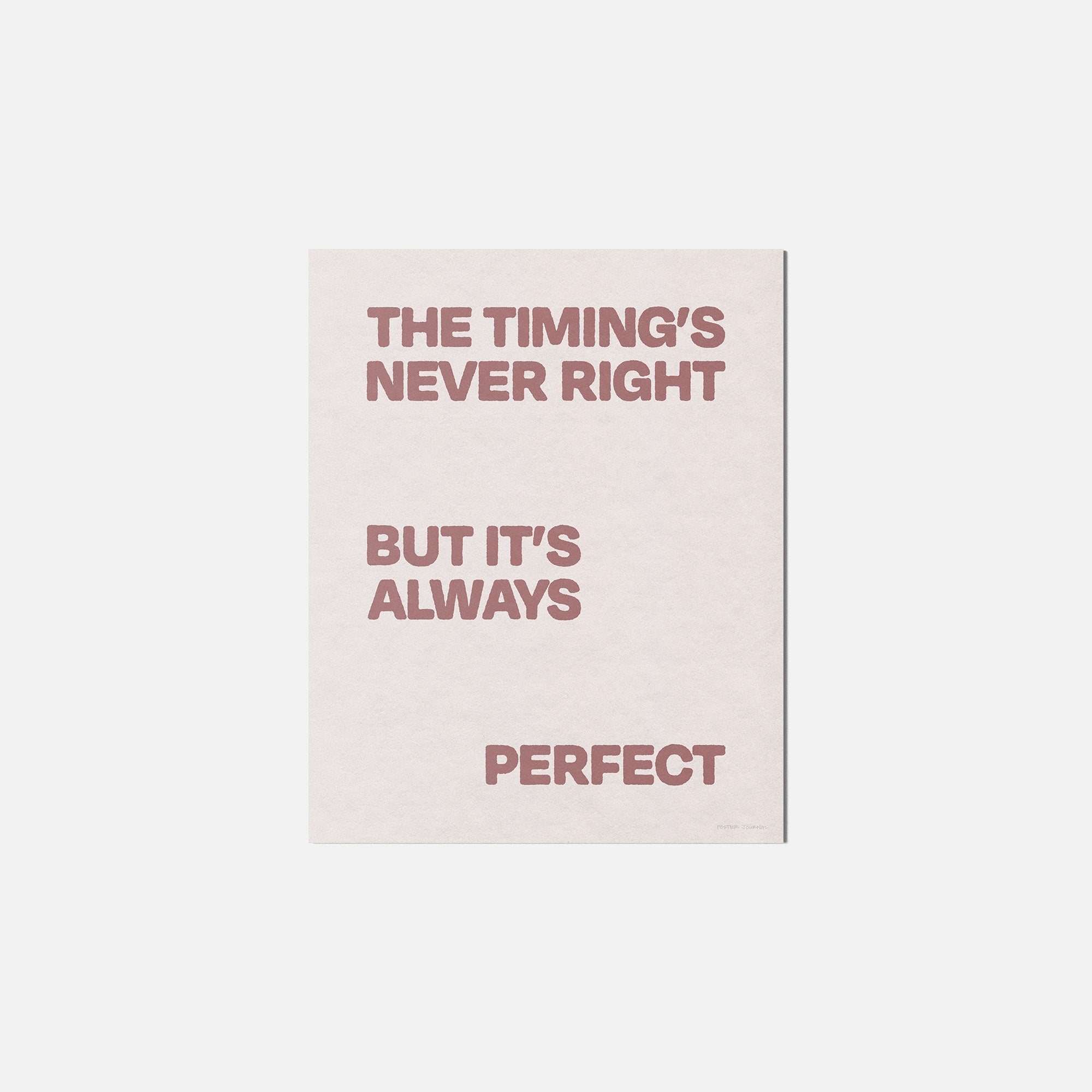 TIMING PRINT