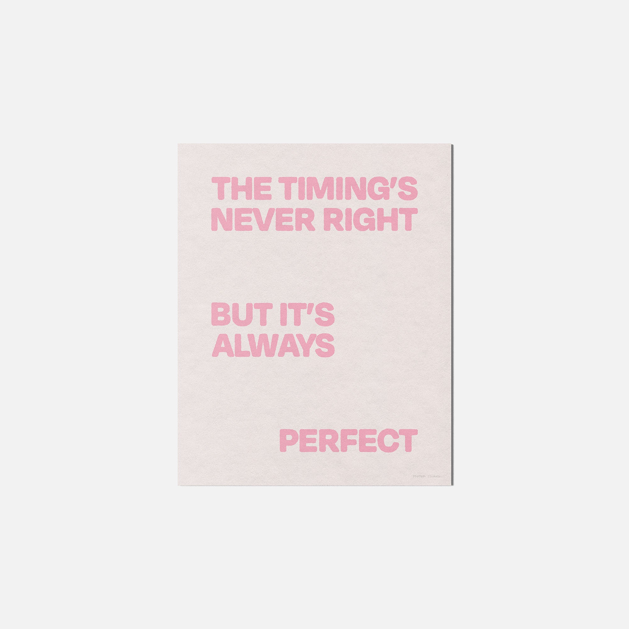 TIMING PRINT