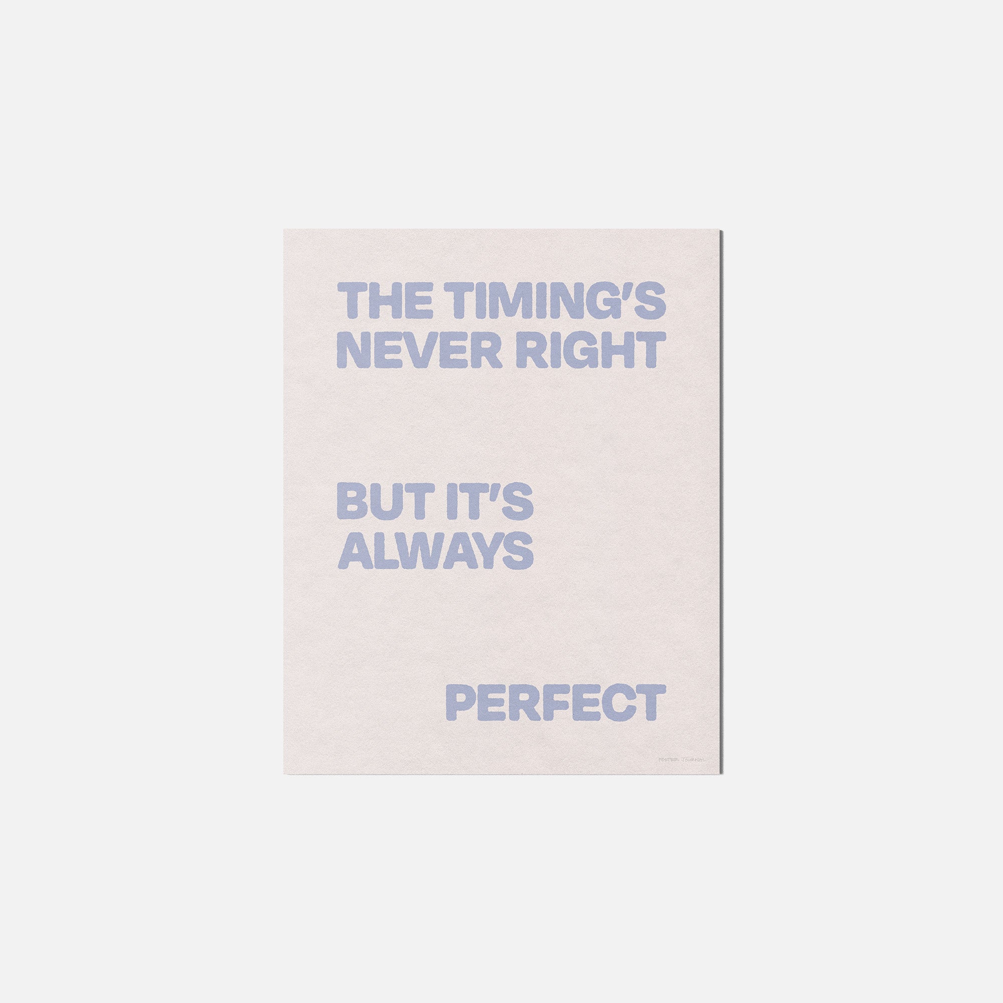 TIMING PRINT