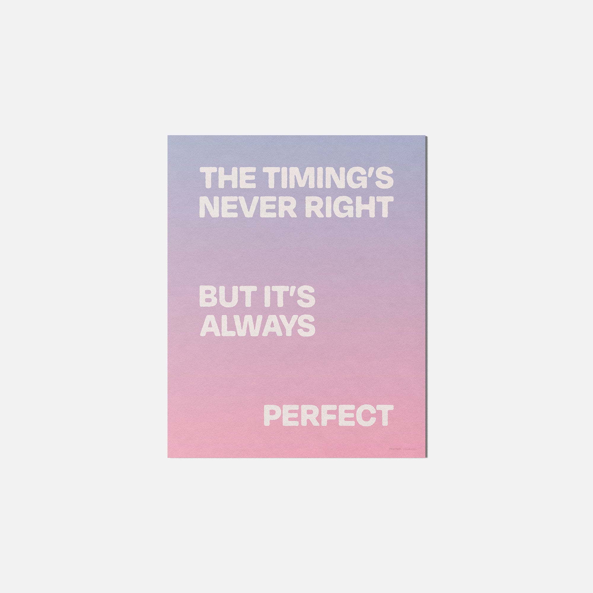 TIMING PRINT