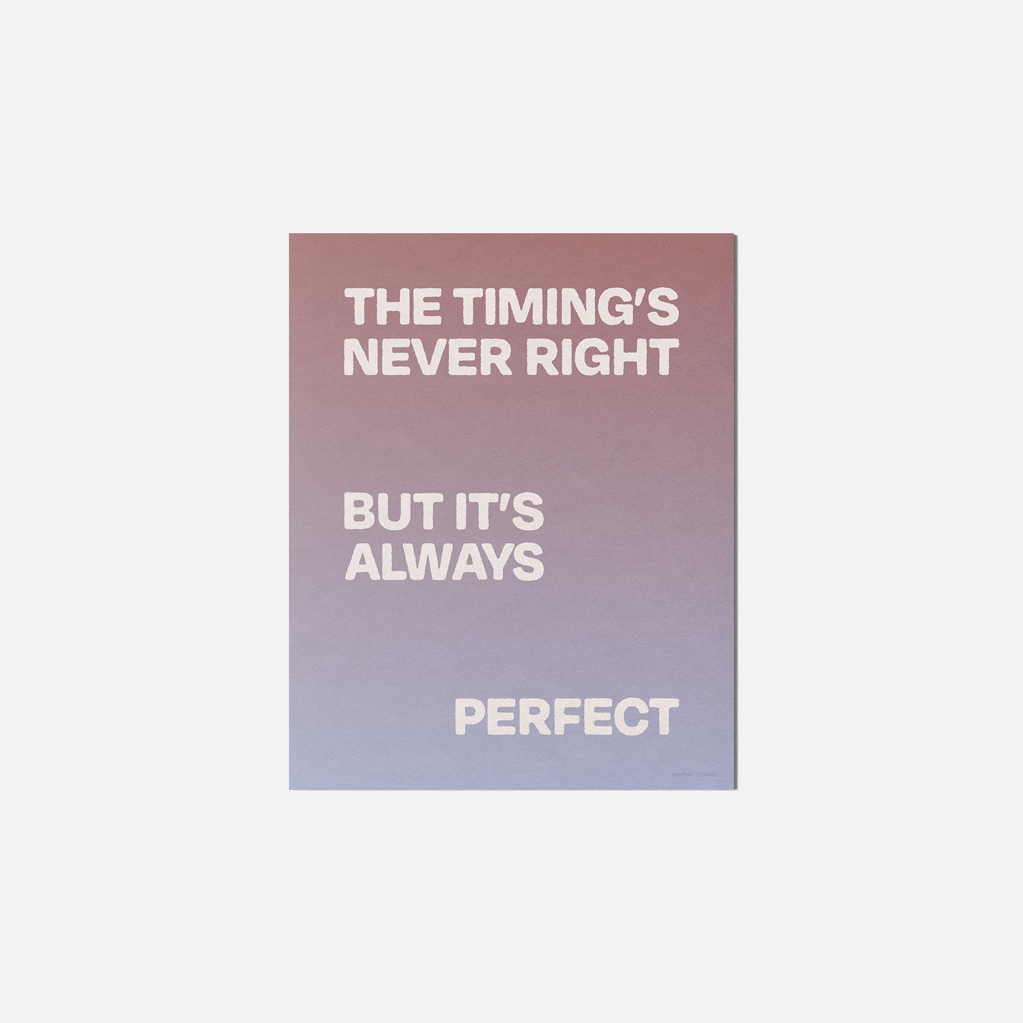 TIMING PRINT